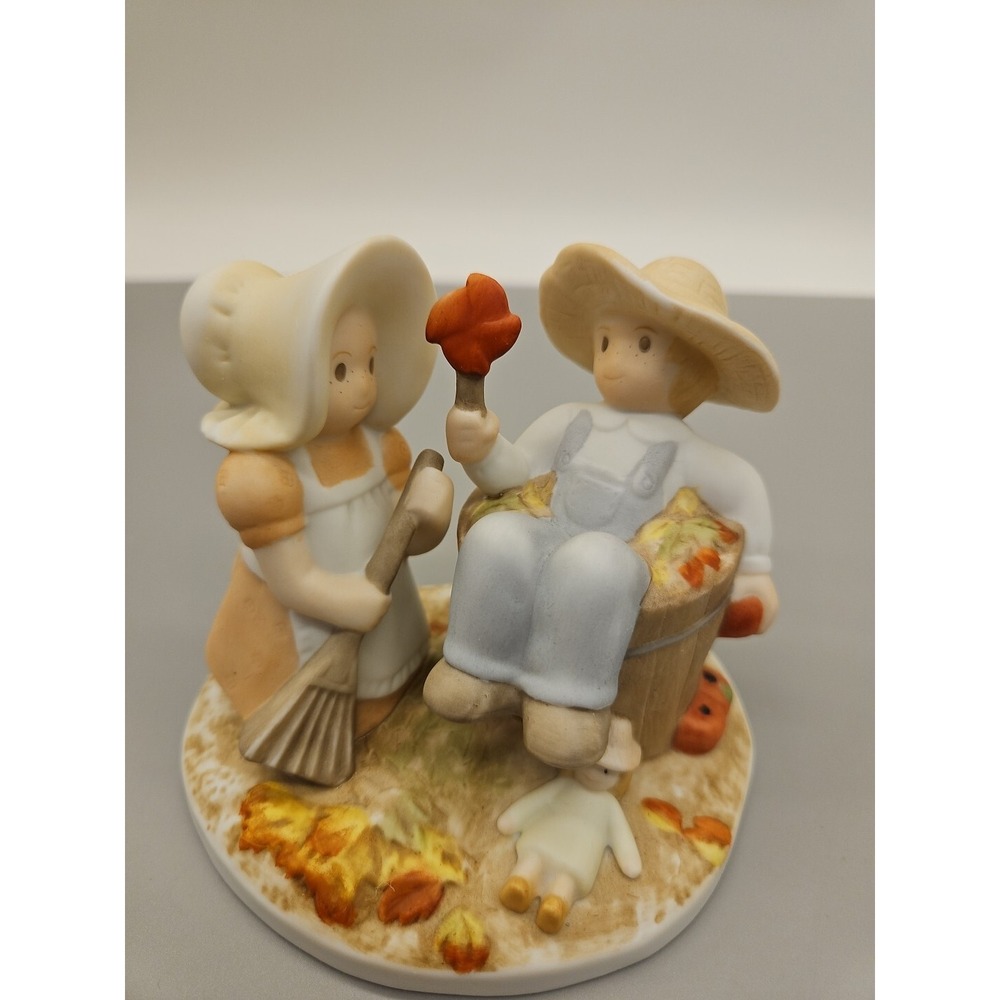 Circle of Friends by Masterpiece: Fall Is In The Air Ceramic Porcelain Figurine